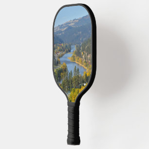 Fall über Clearwater River Idaho Pickleball Schläger