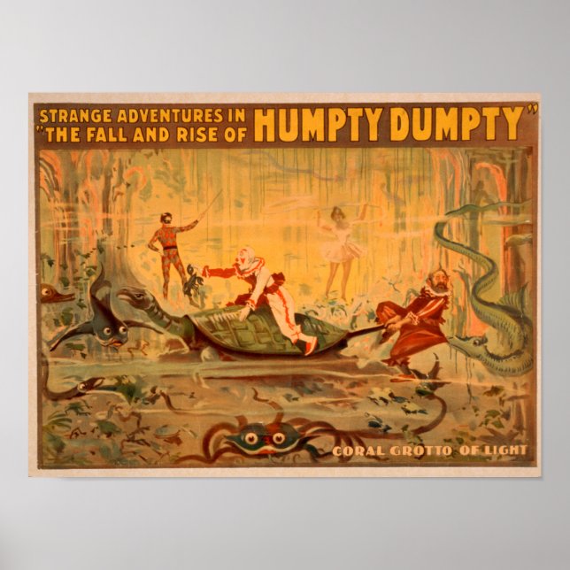 Fall und Aufstieg des Humpty Dumpty Theaters Poster (Vorne)