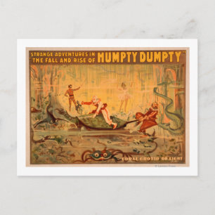 Fall und Aufstieg des Humpty Dumpty Theaters Postkarte