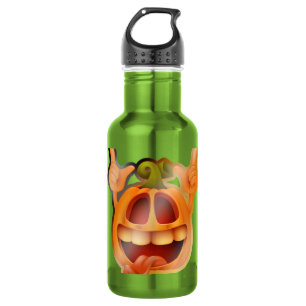 Fall- und Halloween-Sticker Edelstahlflasche
