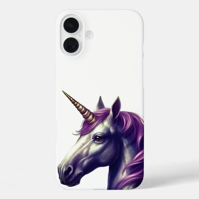 Fall Unicorn Phone iPhone 16 Plus Hülle (Rückseite)