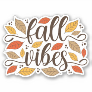 Fall Vibes Aufkleber