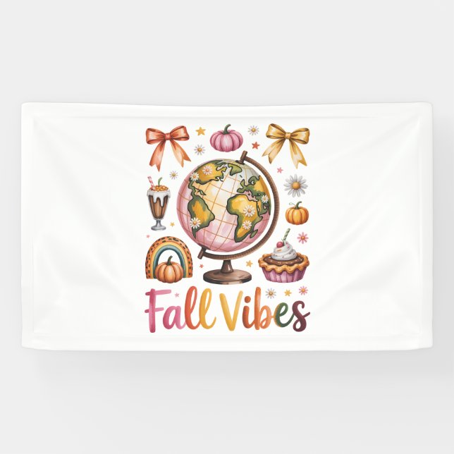 Fall Vibes Banner (Horizontal)