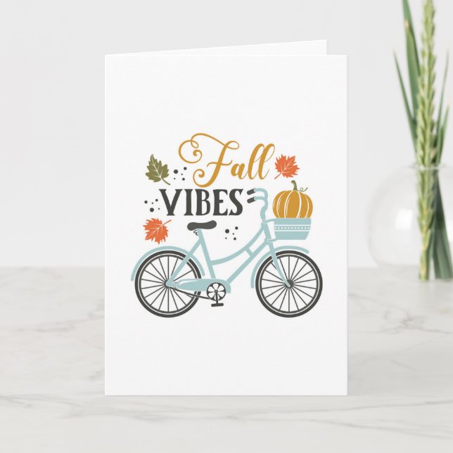 Fall Vibes by Bicycle Karte (Vorderseite)