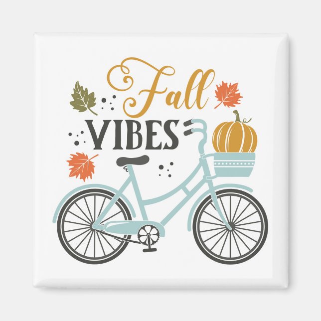 Fall Vibes by Bicycle Magnet (Vorne)