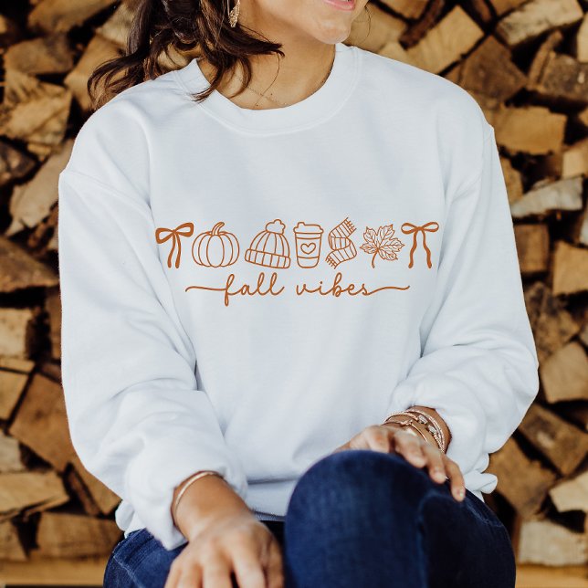 Fall Vibes Coquette Sweatshirt (Von Creator hochgeladen)