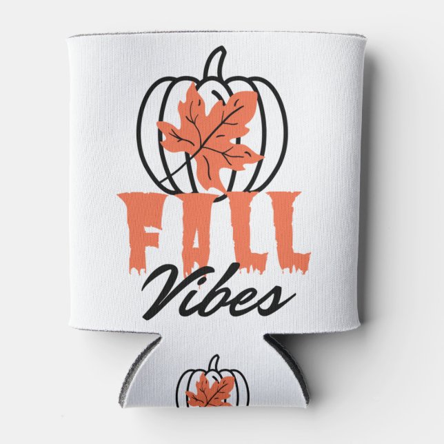 Fall Vibes Dosenkühler (Vorderseite)