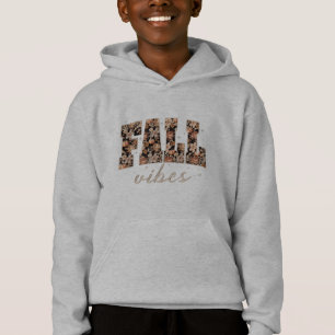 Fall Vibes floral Design Hoodie