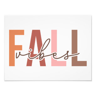 Fall Vibes Fotodruck
