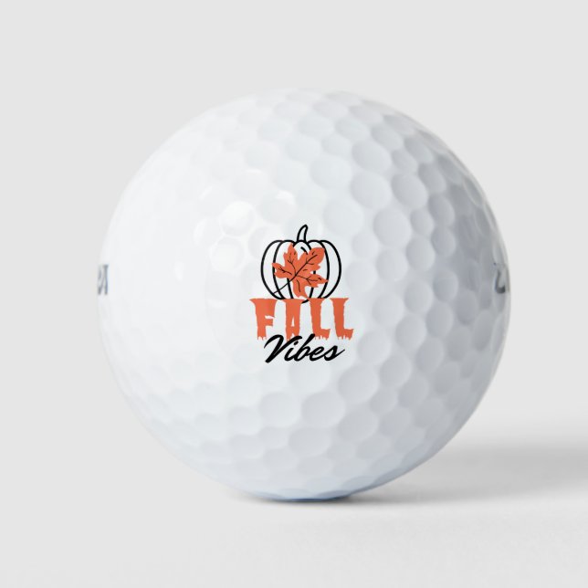 Fall Vibes Golfball (Vorderseite)