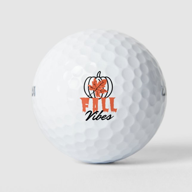 Fall Vibes Golfball (Vorderseite)