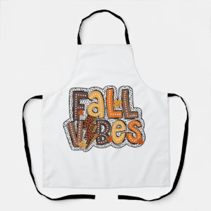 Fall Vibes Herbstlaubs Pumpkin Gewürz Erntedank Schürze