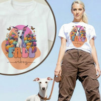 Fall Vibes Italian Greyhound Dog Pumpkin Patch