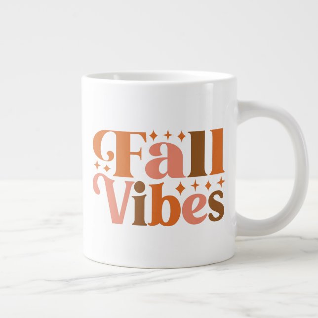 Fall Vibes Jumbo-Tasse (Rechts)