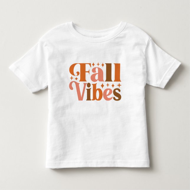 Fall Vibes Kleinkind T-shirt (Vorderseite)