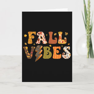 Fall Vibes Niedlich Herbst Herbst Erntedank für He Karte