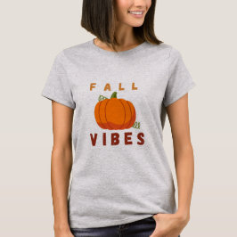Fall Vibes - Niedlicher Pumpkin Herbst T - Shirt