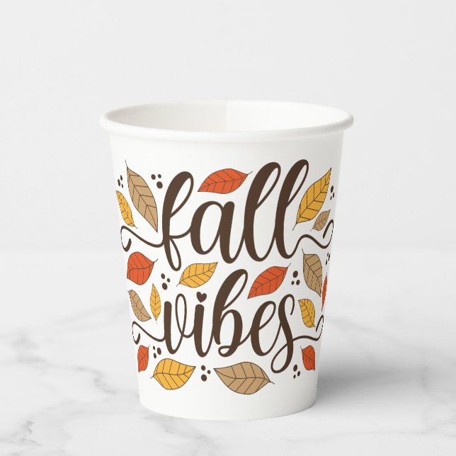 Fall Vibes Pappbecher (Links)