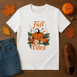 Fall Vibes Pumpkin-T - Shirt