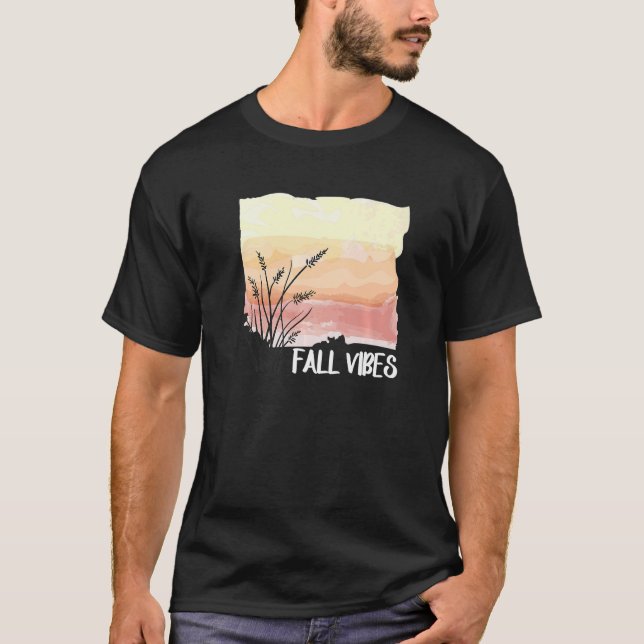 Fall Vibes Relax Herbst T-Shirt (Vorderseite)