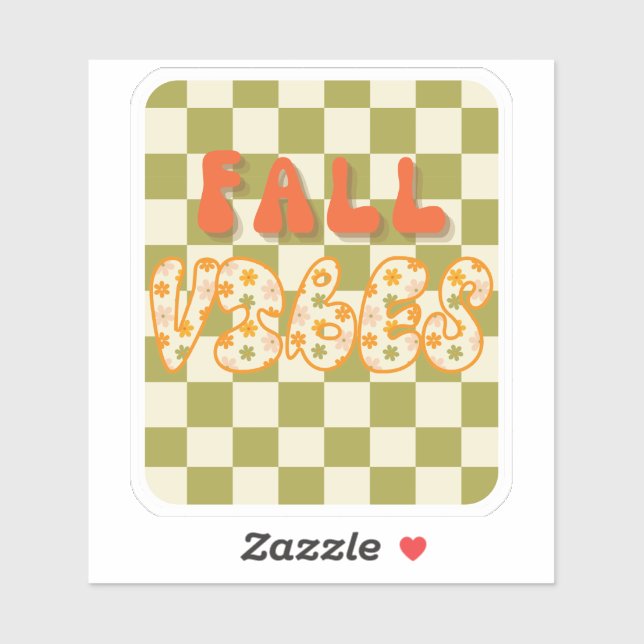 Fall Vibes Sticker (Blatt)