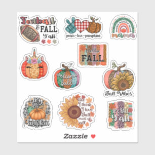 Fall Vibes Stickers Pack Aufkleber