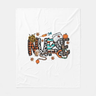 Fall Vibes that Nurlife Nurse Fall Saison Autum Fleecedecke