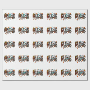 Fall Vibes that Nurlife Nurse Fall Saison Autum Geschenkpapier