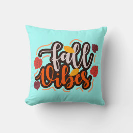 Fall Vibes Throw Pillow Kissen