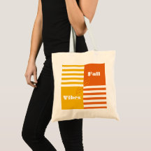 Fall Vibes Tote Tasche für Herbst Shopping Days