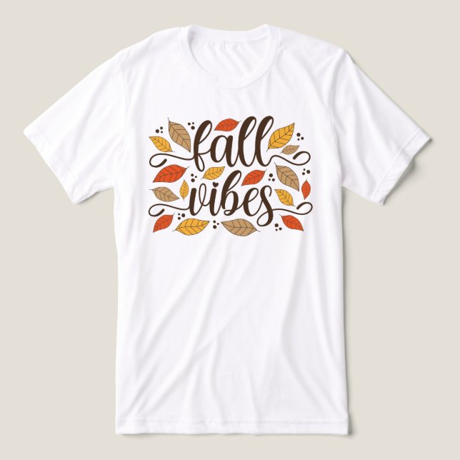 Fall Vibes Tri-Blend Shirt (Design Vorderseite)