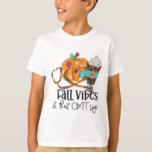 Fall Vibes und Cmt Life Pumpkin Leopard Thanksgivi T-Shirt