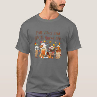 Fall Vibes und NICU Krankenversicherung Lebensdaue T-Shirt