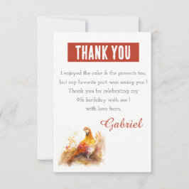 Fall Vibes Wasserfarbe Fasan - Geburtstag Dankeskarte