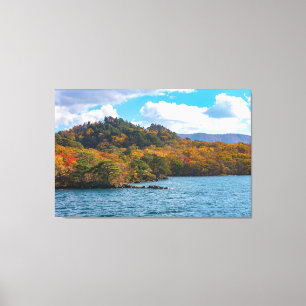 Fall View Avenue Lake Towada Japan Leinwanddruck
