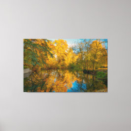 Fall View Over Azay le Rideau Loire Valle Frankrei Leinwanddruck