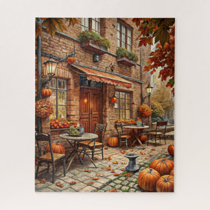 Fall Village Street Puzzle