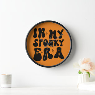 Fall Vintag in meiner Spookia Zeit Retro Halloween Uhr