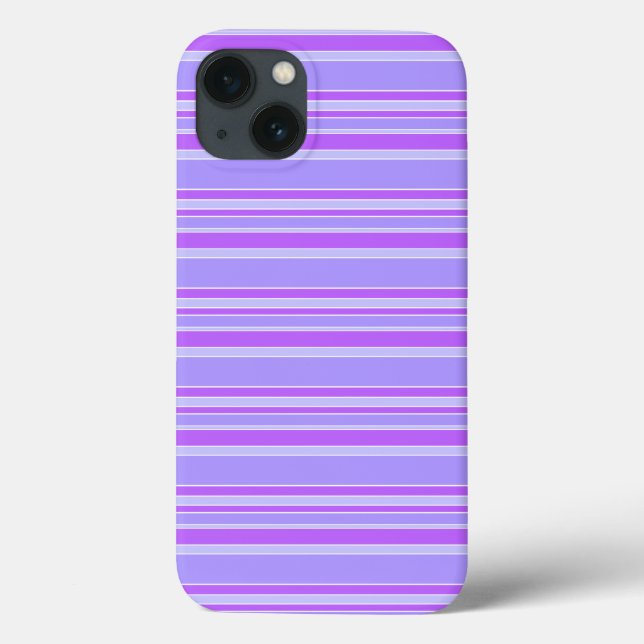 Fall Violet Streifen Case-Mate iPhone Hülle (Rückseite)
