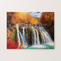 Fall Wasserfall 2 Foto Puzzles Internet Jigsaw Puz