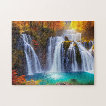 Fall Wasserfall 4 Daily Jigsaw Puzzle Jigsaw Jigsa