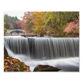 Fall Wasserfall bei Vanderbuild Fotodruck