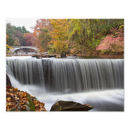 Fall Wasserfall bei Vanderbuild Fotodruck