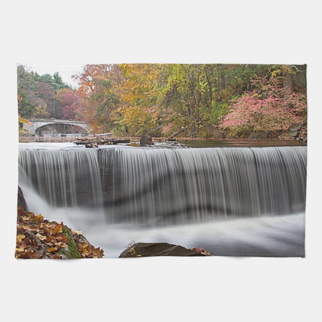 Fall Wasserfall bei Vanderbuild Küchentuch (Horizontal)