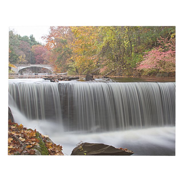 Fall Wasserfall bei Vanderbuild Notizblock (Vorderseite)