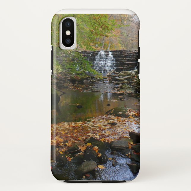 Fall Wasserfall und Creek Pennsylvania Natur Case-Mate iPhone Hülle (Rückseite)