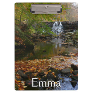 Fall Wasserfall und Creek Pennsylvania Natur Klemmbrett