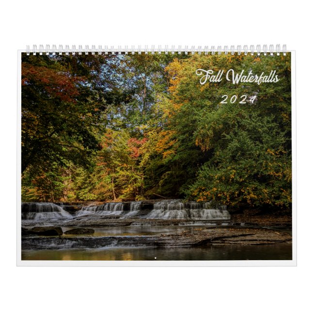 Fall Wasserfälle 2024 Kalender (Titelbild)