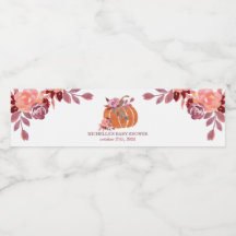 Fall Wasserfarbe Pumpen Blumenwasser Flasche Etike