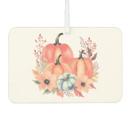 Fall Watercolor Pumpkin Boho Autolufterfrischer